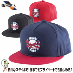 帽子 フラットキャップ　DIVERSTYLE　メンズ　レディース　ハット　ワークキャップ　バックアジャスター付き DS-2220│DS-2230│DS-2240