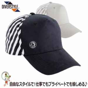 帽子 ベーシックキャップ　DIVERSTYLE　メンズ　レディース　ハット　ワークキャップ　バックアジャスター付き DS-3130│DS-3140│ブラッ