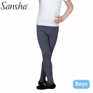 Sansha サンシャ ボーイズ/メンズ バレエ フータータイツ　Y0351C 男子 男性 バレエタイツ ブラック ホワイト キッズ