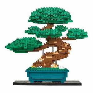 nano block ナノブロック　リアルホビーシリーズ 【NB_039 盆栽　松　デラックスエディション】カワダ