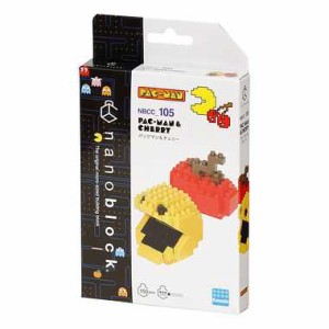 nano block ナノブロック【NBCC-105 ナノブロック PAC-MAN パックマン＆チェリー】カワダ