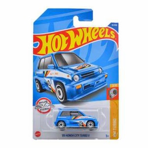 ★365日毎日発送OK★ホットウィール／85 ホンダ シティ ターボ II／Hot Wheels／HHF14／ベーシックカー／ダイキャストモデルカー／マテル