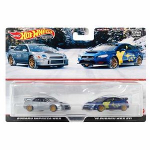 ★365日毎日発送OK★ホットウィール／プレミアム 2パック スバル インプレッサ WRX ／ ’16 16 スバル WRX STI／Hot Wheels／HKF60／ダイ