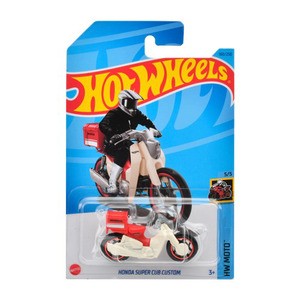 ★365日毎日発送OK★ホットウィール／Hot Wheels／ベーシックカー／ホンダ スーパーカブ カスタム／HNK03／ダイキャストモデルカー／マテ