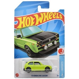 ★365日毎日発送OK★ホットウィール／Hot Wheels／ベーシックカー／ホンダ シビック カスタム／HNJ97／ダイキャストモデルカー／マテル