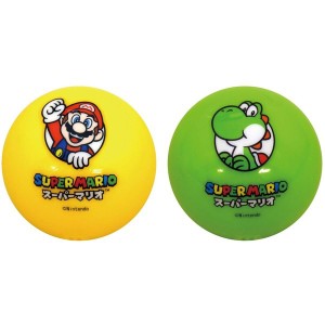 日本製★スーパーマリオ【3号ボール マリオ・ヨッシー】石川玩具