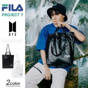 BTS 防弾少年団 エコ トートバッグ タイベック PROJECT7 バンタン ECOBAG FILA フォトブック シンプル 2way エコバッグ リサイクル サス