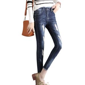 ダメージ スキニー ブルー レディースの通販 Au Pay マーケット
