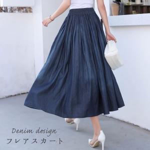 ウエスト ゴム ギャザー スカートの通販 Au Pay マーケット