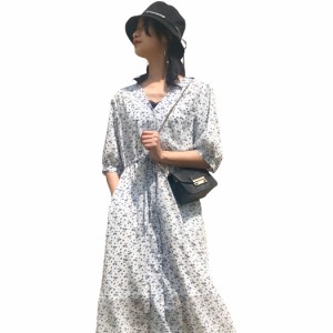 シフォン ワンピ 花柄の通販|au PAY マーケット