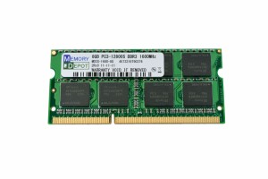 SODIMM 8GB PC3-12800 DDR3 1600 204pin CL11 PCメモリー