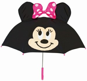 耳付き傘 ミニーマウス 直径71cm 19349 子供 子ども キッズ 雨傘 長傘 かさ カサ ジェイズプランニング プレゼント ギフト