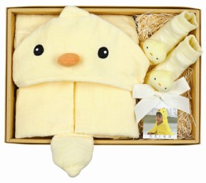 バス＆ソックスセット チック 61334 化粧箱あり DEIGO プレゼントギフト 赤ちゃん用 ぬいぐるみ 新生児 おしゃれ かわいい 出産祝い