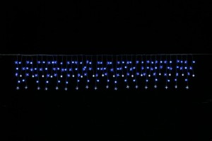 LEDケサランスターカーテンライト(ブルー&ホワイト) WG-4377BW イルミネーション 飾り