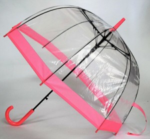 レディース傘 バードケージ ピンク 60cm 親骨は軽くて折れにくいグラスファイバー使用 CFDLK-004-2 Cafe dimly かさ カサ 女性用 ビニー