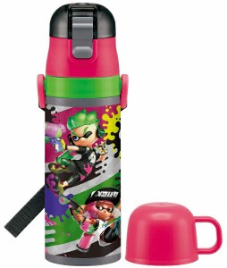 マグボトル 子供用 2WAY ステンレス 水筒 430ml コップ付き スプラトゥーン2 スケーター Skater プレゼント