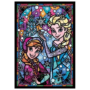 266ピース ジグソーパズル アナとエルサ ステンドグラス DSG-266-753テンヨーアナと雪の女王 ディズニー DISNEY ステンドアート アナ雪 