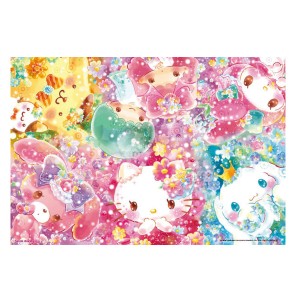 300ピース ジグソーパズル フローラリウム お花に囲まれて サンリオ 38×26cm 33-173 ビバリー ギフト プレゼント