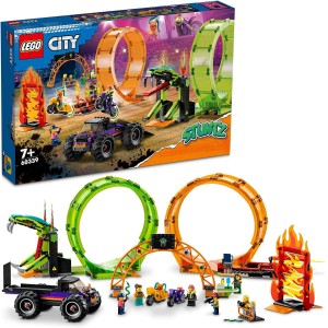レゴ シティ ダブルループ・スタントアリーナ 60339 LEGO プレゼント ギフト おもちゃ ブロック