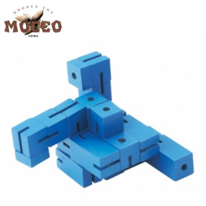 フレキシキューブ 青 MT1163 知育玩具 ギフト 出産祝い プレゼント 木製 平和工業