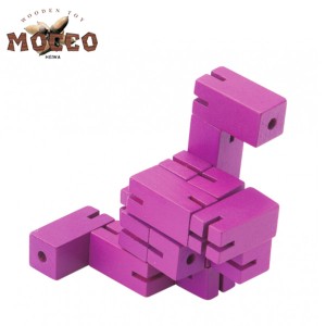 フレキシキューブ 紫 MT1164 知育玩具 ギフト 出産祝い プレゼント 木製 平和工業