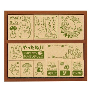 となりのトトロ2 木製ごほうびスタンプ SG-128 ビバリー ジブリ かわいい はんこ ハンコ 小学校 幼稚園 保育園 宿題 塾 子供 評価印 ギフ