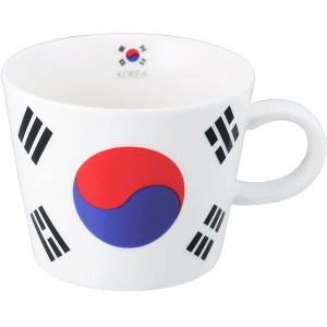 フラッグマグ 韓国 10948 日本製 380ml 国旗 マグカップ カップ コップ ワールド  Sugar Land シュガーランド ギフト プレゼント 母の日