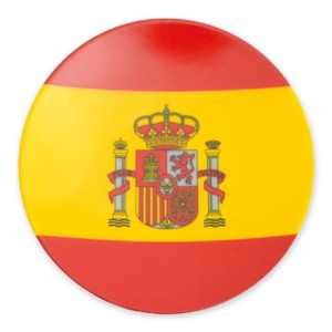 フラッグ豆皿 スペイン 40469 日本製 国旗 お皿 小皿 マメ皿 Sugar Land シュガーランド ギフト プレゼント 父の日