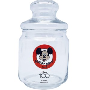 ディズニー 100周年 ガラスキャニスター レトロポップ SAN4195 サンアート 保存容器 調味料入れ かわいい 大人可愛い Disney 100 sunart 