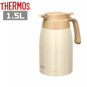 サーモス ステンレスポット TTB-1501 CRW 1500ml 1.5L クリームホワイト 保冷 保温 卓上ポット ギフト プレゼント 父の日