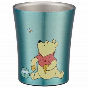 ステンレスタンブラー 250ml くまのプーさん STB2N スケーター キャラクター かわいい Pooh マグ コップ 保温 保冷 おしゃれ 真空 断熱 2