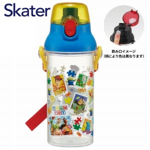 水筒 直飲 クリアボトル 480ml トイ・ストーリー PSB5TR ディズニー Disney Pixar スケーター キャラクター かわいい キッズ 幼児 ワンタ