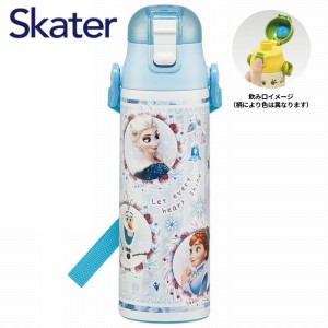 水筒 直飲み 超軽量 ダイレクトボトル 580ml アナと雪の女王 SDC6N ディズニー Disney スケーター キャラクター かわいい ステンレスボト