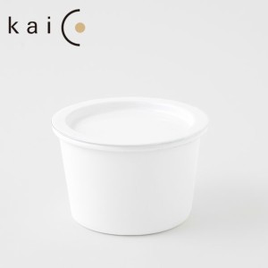 Kaico カイコ キャニスター maru M 約580ml【ホーロー/ホワイト/琺瑯/白色/容器/保存容器/ホーロー容器/琺瑯容器/丸型/食品/調味料/保存/