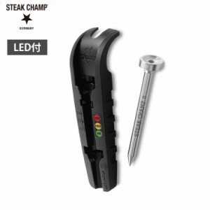 ステーキチャンプ  ステーキ温度計 34-2000-06 Steak Thermometer 3 color LED 34200006【調理用 温度計 ステーキ/サーモメーター 肉用 