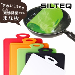 きれいのミカタ 丸めて煮沸消毒できるまな板 Mサイズ プラチナシリコン SILTEQ 全5色 電子レンジ除菌