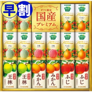 お中元 ギフト 早割 ジュース 送料無料 カゴメ 野菜フルーツ国産プレミアム(16本)(YFP-30) / 御中元 2024 お中元ギフト 夏ギフト 暑中見