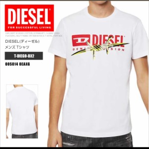 DIESEL ディーゼル Tシャツ クルーネック 半袖 メンズ 00S014 0EAXG T-DIEGO-BX2 ヴィンテージロゴDS41342 メール便送料無料