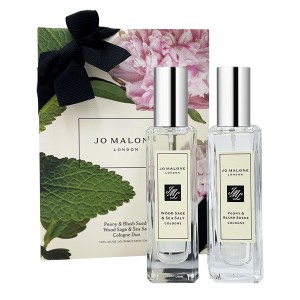 JO MALONE ジョーマローン ピオニー&ブラッシュスエード+ウッドセージ&シーソルトコロンデュオ 30mL×2