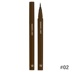 Wonjungyo ウォンジョンヨ ドローイングライナー #02 BROWN 0.5mL 韓国コスメ