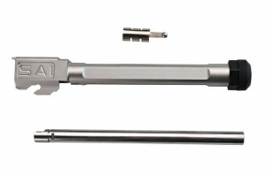 Guns Modify SAIタイプ G34タクティカルフルートバレル Nitride Silver (14mm逆ネジ/東京マルイ対応）