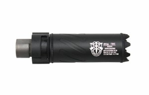 5KU SF SOCOM556-MINIスタイル Monster QDサイレンサー ツイストフルート BK (14mm逆ネジ)