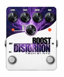 TECH21/SansAmp Boost Distortion【テック21/ブースト搭載ディストーション】