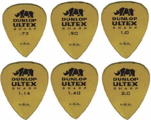 Jim Dunlop/ピック 433B ULTEX SHARP 10枚セット【メール便発送代引き不可】【ダンロップ】