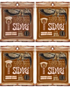 ERNIE BALL/アコースティック弦 coated Slinky フォスファーブロンズ#3144,#3146,#3148,#3150〈アーニーボール〉