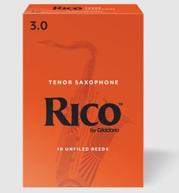 DAddario Woodwinds RICO リコ テナーサックス用リード（10枚入り）〈ダダリオ ウッドウィンズ〉