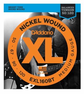 D'addario EXL160BT ベース弦 Balanced Tension〈ダダリオ〉