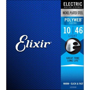 Elixir　エレキ弦 ポリウェブ POLY WEB 12000,12050〈エリクサー〉