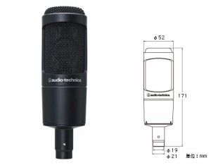 audio-technica AT2035 バックエレクトレット・コンデンサー型 〈オーディオテクニカ〉