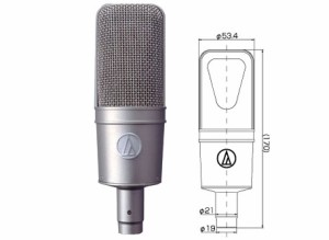 audio-technica AT4047/SV DCバイアス・コンデンサー型〈オーディオテクニカ〉